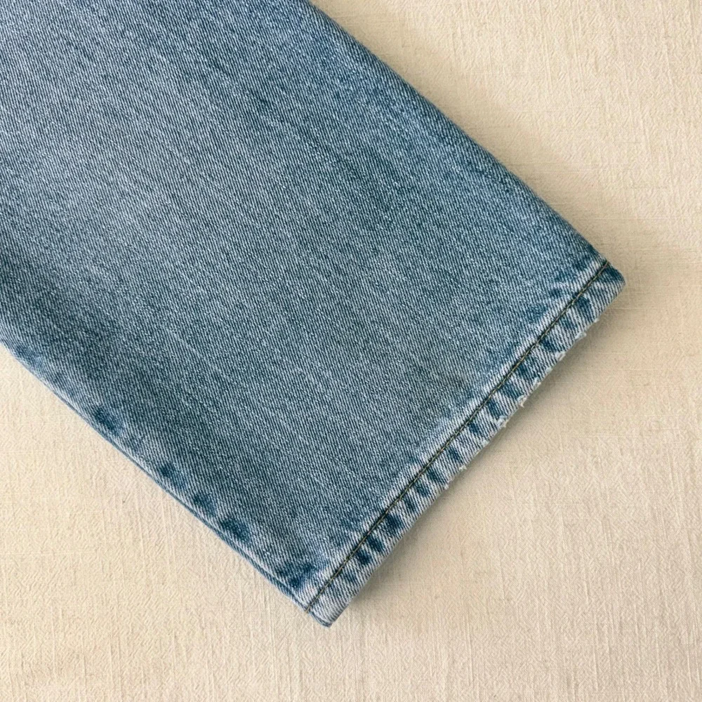 Levis 505‎ Regular Fit Mens Light Wash Blue Denim Jeans 34x30